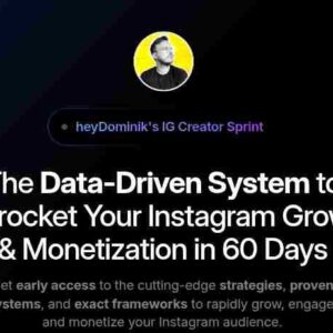 heyDominik – CreatorSprint: Complete Guide to the Course, Coaching, and Benefits