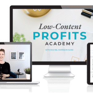 Rachel Harrison – Low-Content Profits Academy