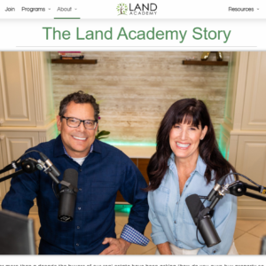 Steven Jack Butala, Jill DeWit – Land Academy