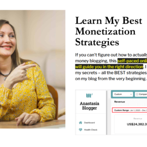 Unlock Your Blogging Potential with Anastasia Gutnikova’s Blog Your Way to $10k Course