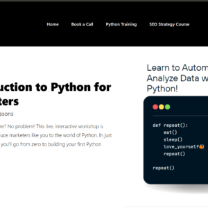 Sara Taher - SEO Riddler - Introduction to Python for Marketers