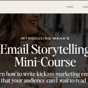 Maha Copy Co. - Email Storytelling Mini-Course