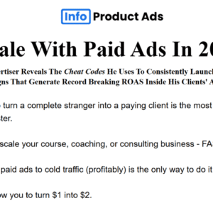 Sam O Halloran – Scale With Paid Ads In 2025