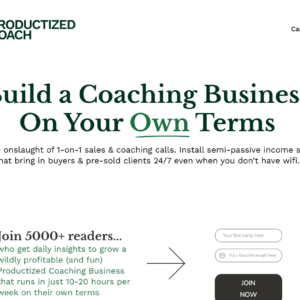 Zac Hansen - Build a Coaching Business On Your Own Terms